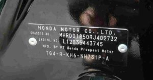 nomer rangka, nomer mesin honda brio 2024